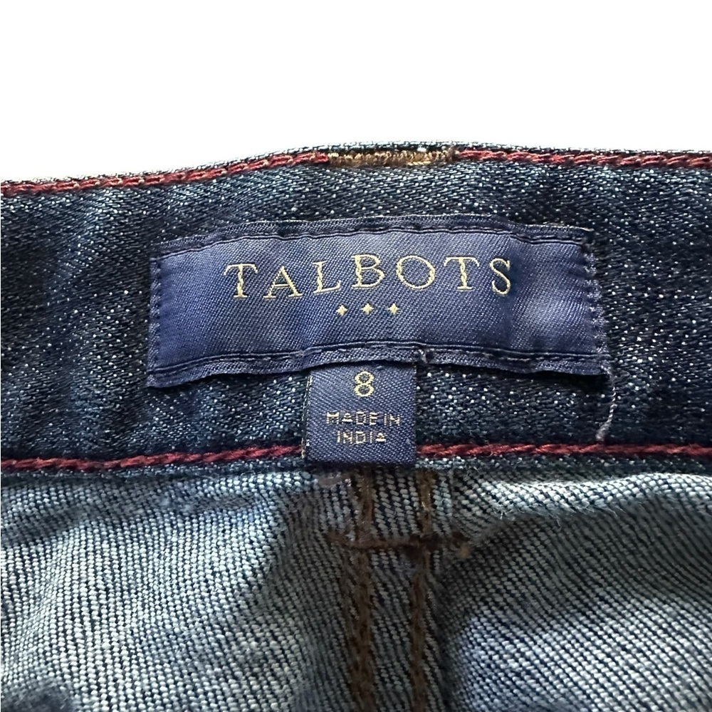 Talbots Signature Fit Denim Jeans - Womens Size 8 - Dark Washed - Picture 3 of 5